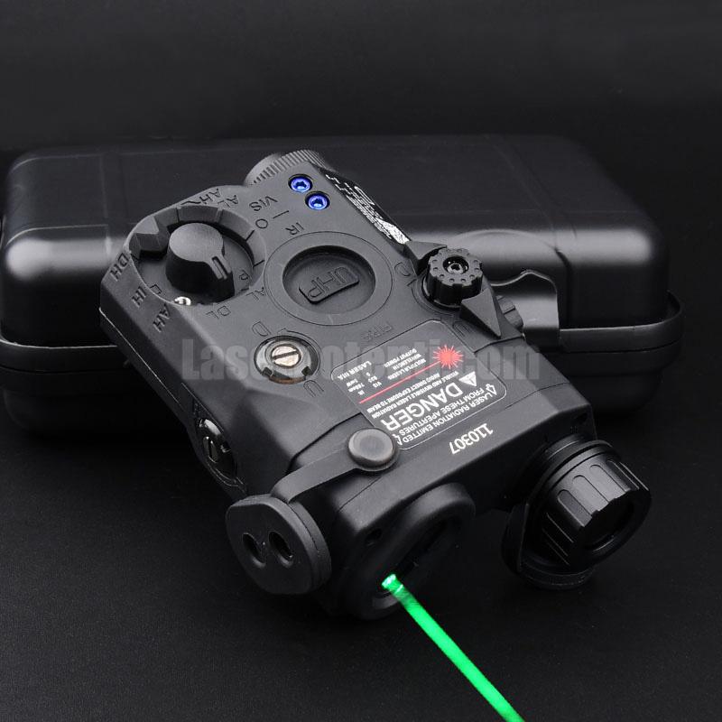 Torcia tattica multifunzionale con laser rosso/verde/blu per pistola