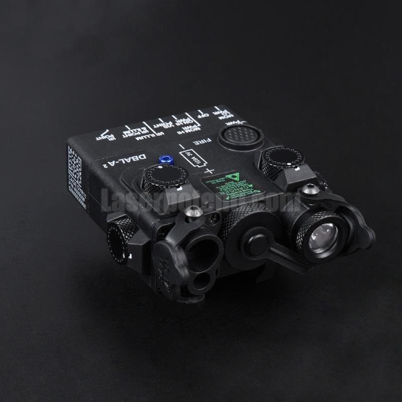 Torcia tattica professionale con laser rosso/verde/blu e IR