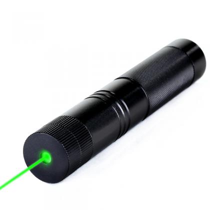 Puntatore laser verde 50mW economico ad alte prestazioni con adattatori