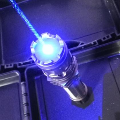 Puntatore laser blu 5000mW regolabile ad alte prestazioni