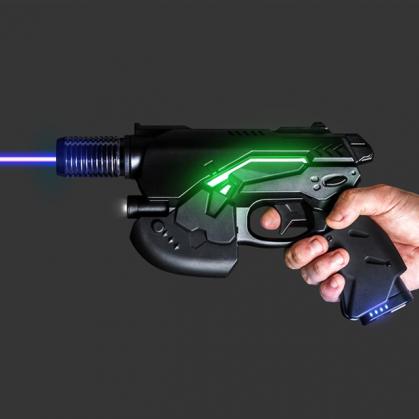 Pistola laser blu USB 2W / 3W potente e multifunzionale  a prezzi bassi