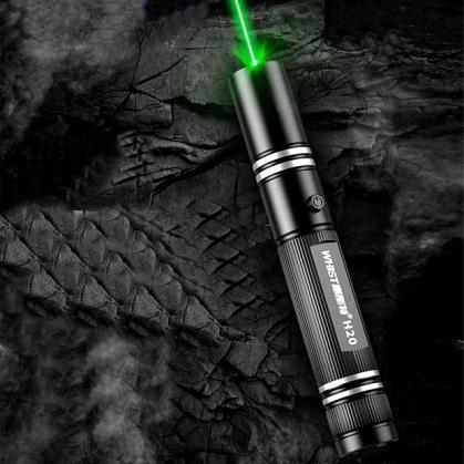 Puntatore laser verde 200mW lunga distanza con batteria 18650