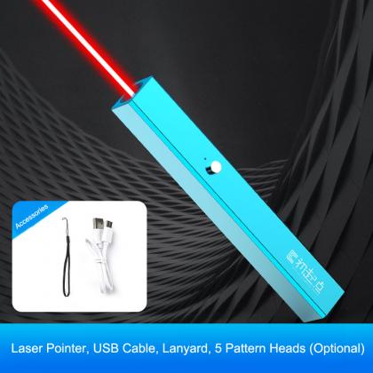 Puntatore laser rosso USB potente e conveniente 650nm 250mW