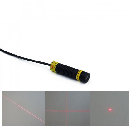 Modulo laser rosso 658nm 100mW regolabile punto/linea/croce