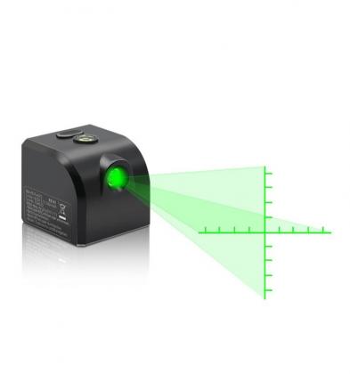 Livello laser verde piccolo ricaricabile USB punto/linea/croce