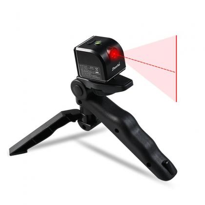 Livello laser rosso USB portatile punto/linea/croce con staffa