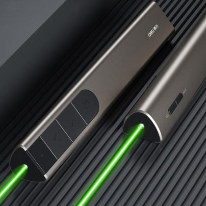 Presentatore wireless remoto con puntatore laser verde