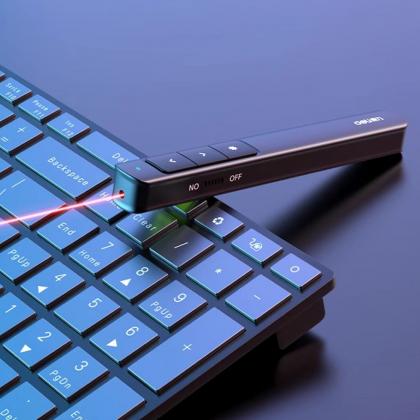 Presentatore wireless multifunzione con puntatore laser rosso
