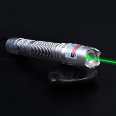 Puntatore laser verde 300mW potente con adattatori