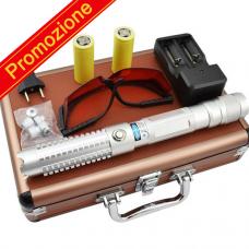 Puntatore laser blu 10000mW economico e potente con chiave di sicurezza