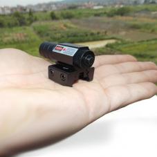Mirino laser rosso piccolo per pistola 11mm - 20mm regolabile