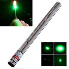 Penna laser verde super potente 200mW 532nm che brucia