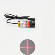 Modulo laser croce regolabile 100mW 635nm / 658nm di precisione