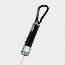 Puntatore laser rosso all'ingrosso per gatti con LED e portachiavi