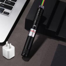 Potente puntatore laser doppio colore verde/rosso con interfaccia USB