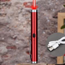 Piccolo puntatore laser rosso USB 200mW con interruttore