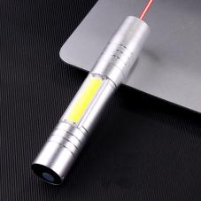 Puntatore laser rosso USB 650nm 200mW con luce LED