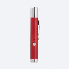 Penna puntatore laser rosso mini USB 650nm 200mW con clip