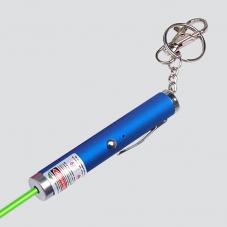 Penna laser verde mini USB 5-100mW con portachiavi