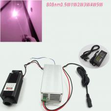 Modulo laser a infrarossi potente 808nm 500mW / 1W / 2W / 3W / 4W / 5W