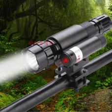 Mirino laser rosso/verde regolabile con luce tattica