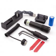 Mirino laser verde/rosso regolabile e ad alta precisione con accessori