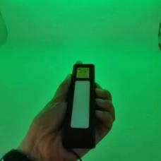 Torcia LED USB economica con puntatore laser verde 520nm