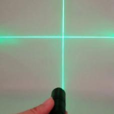 Puntatore laser verde linea / croce 520nm con interruttore