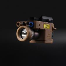 Mirino laser tattico regolabile 20 mm con torcia e IR