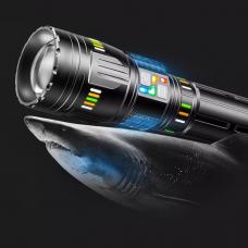 Torcia laser bianca estremamente luminosa da 10000 lumen per esterni